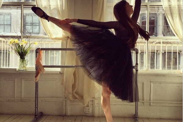 Arabesque At The Barre