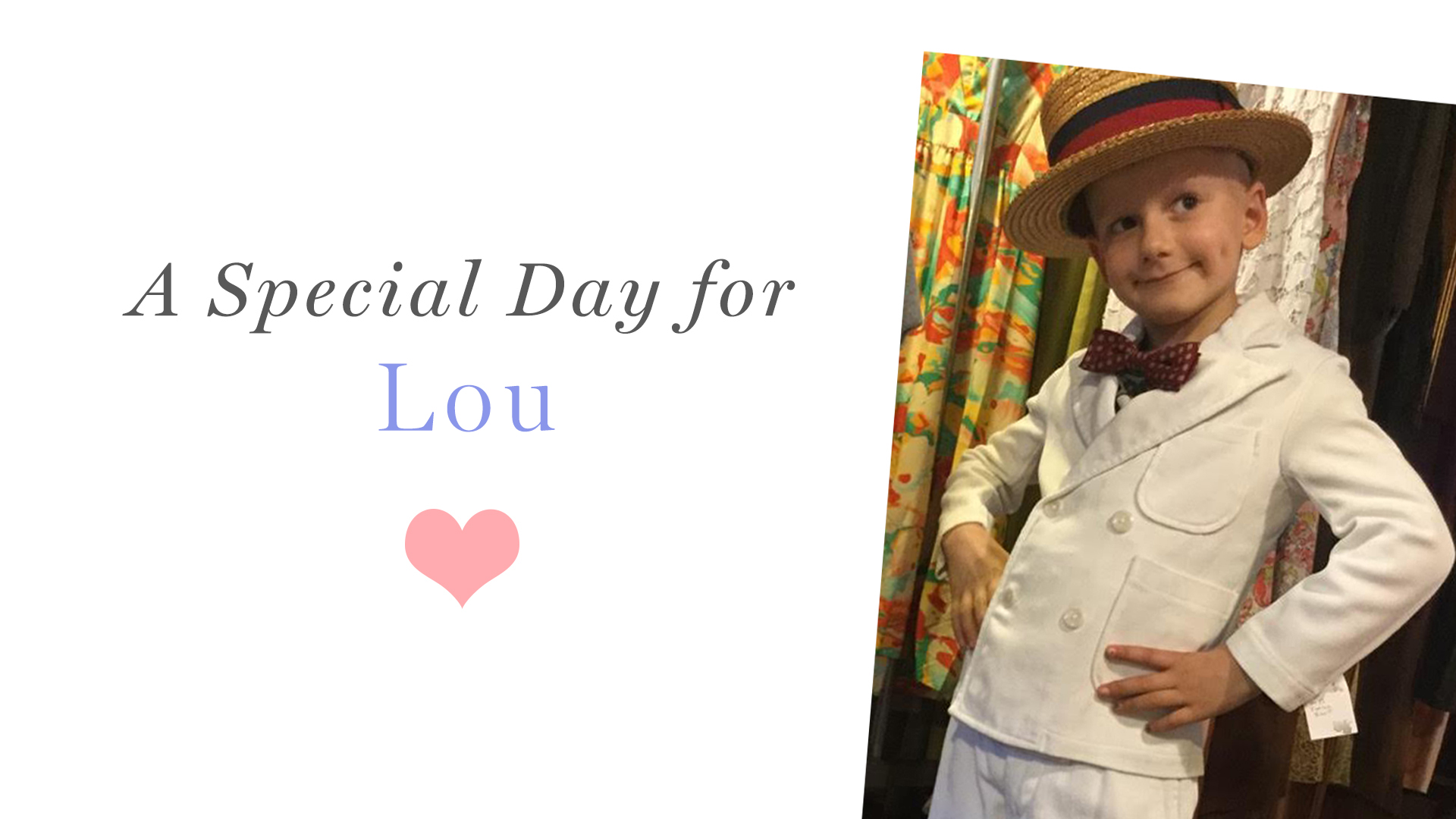 A Special Day of Giving for Lou!