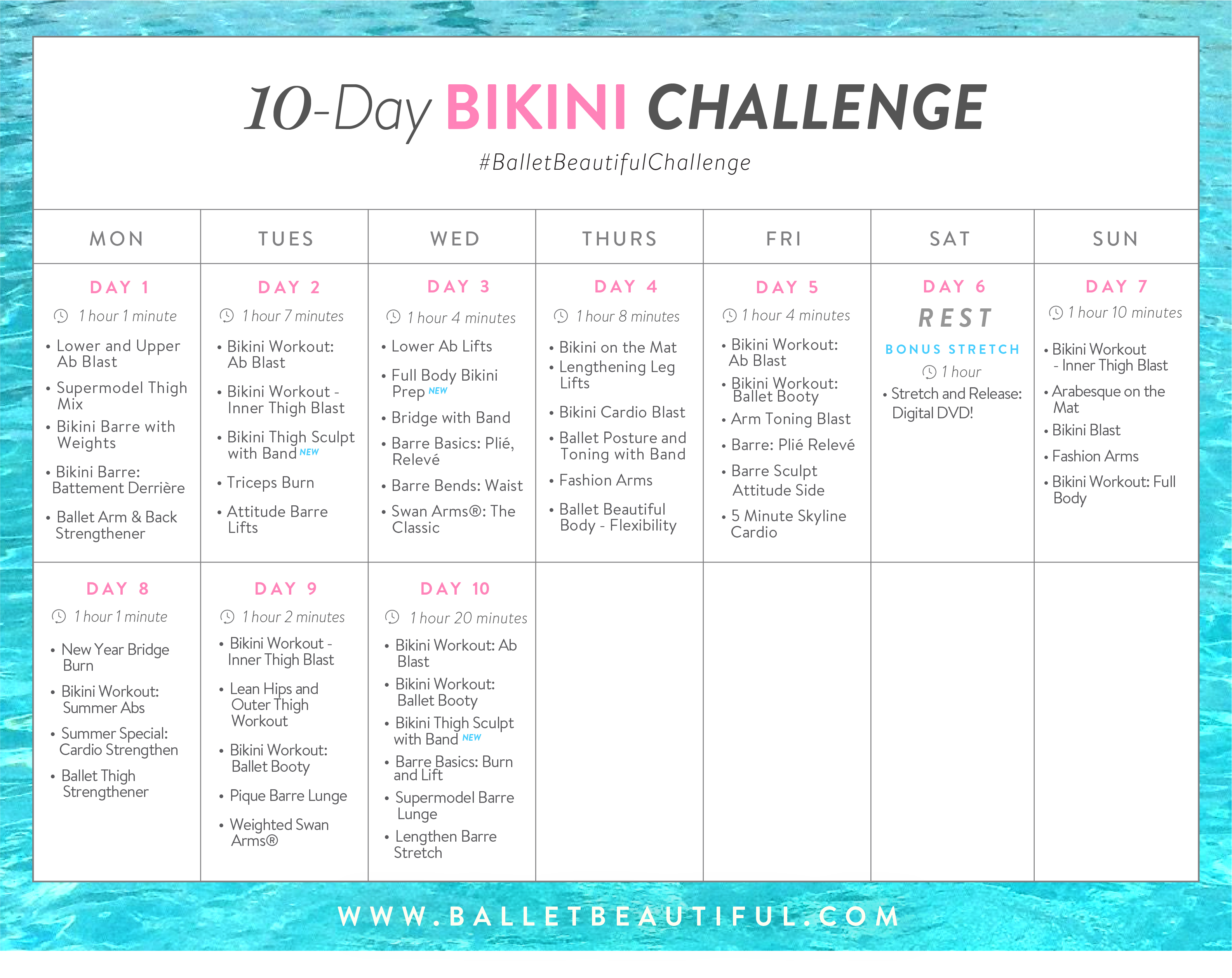 Sea slug Example Push Bikini Challenge! - Ballet Beautiful
